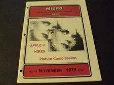 Micro Magazine 6502 Systems Nov 1979 Apple ll Hires Picture Compression ID:71874