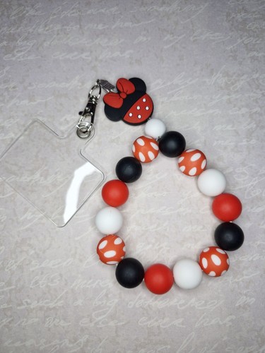 Minnie Mouse Phone Charm Silicone Beads - 第 1/2 張圖片