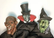 Halloween Paper Magic Group Lot Of 3 Rare Vintage prop decorations 1999