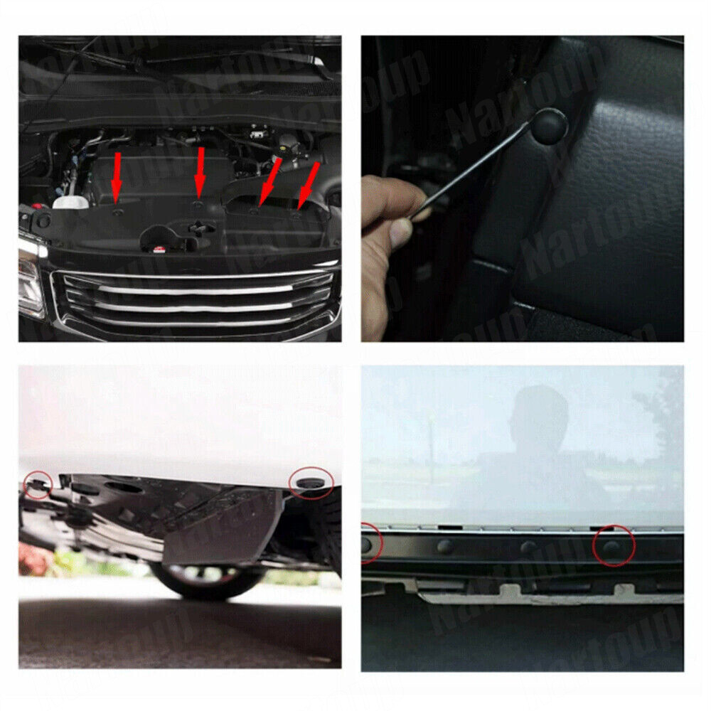 For Honda CAR 100x Box Set Bumper Fender Liner Push Type Retainer Clips Fastener - Foto 7