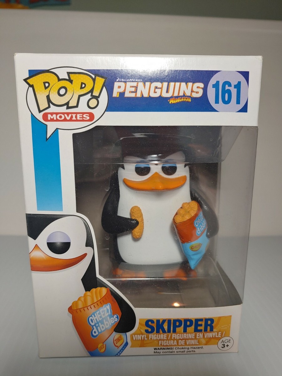 Funko Pop! Movies PENGUINS Madagascar Skipper # 161 Cheesy Dibbles