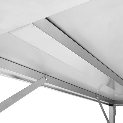 Kitchen Folding Work Table Stainless Steel Commercial Catering Bench 4x2FT - Picture 9 of 10
