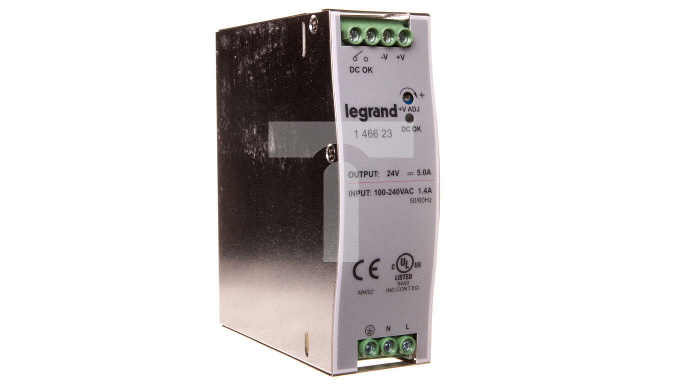 Stabilized 1-phase power supply 240V/24V 5A 146623 /T2UK