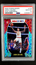 2020 Panini Hoops Teal Explosion #115 John Collins Hawks PSA 10 Gem Mint POP 1