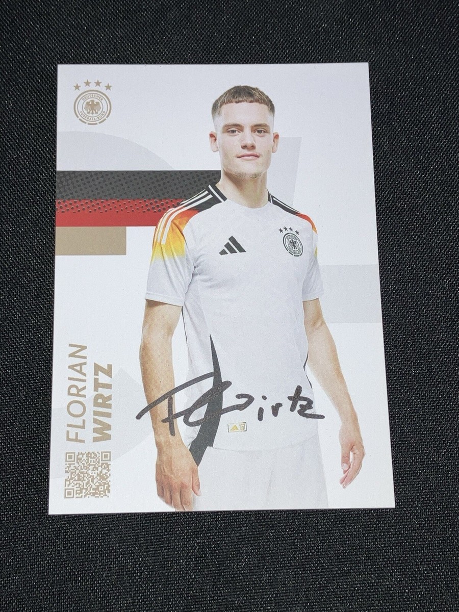 Florian Wirtz Hand Signed Euro 2024 DFB Germany National Team