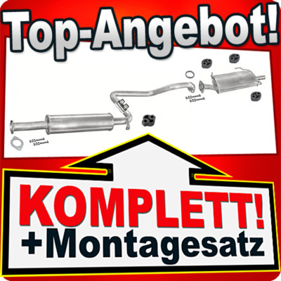 Auspuff für NISSAN MAXIMA / MAXIMA QX (A32) 2.0 3.0 1994-2000 Auspuffanlage