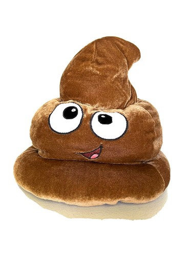 Emoji Poop Swirl Plush Emoticon Emoji Hat 12" - 第 1/5 張圖片