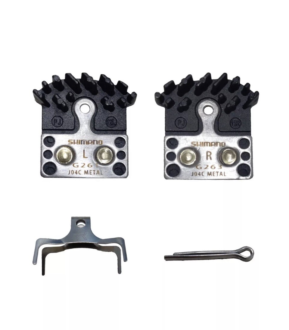 New Shimano J04C Metal Disc Brake Pads ICE TECHNOLOGIES w/Spring