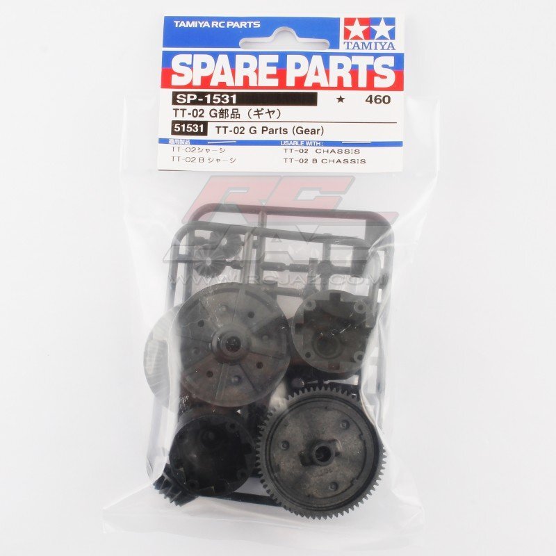 Tamiya 51531 RC TT-02 Spare G Parts (Gear) Set For TT02