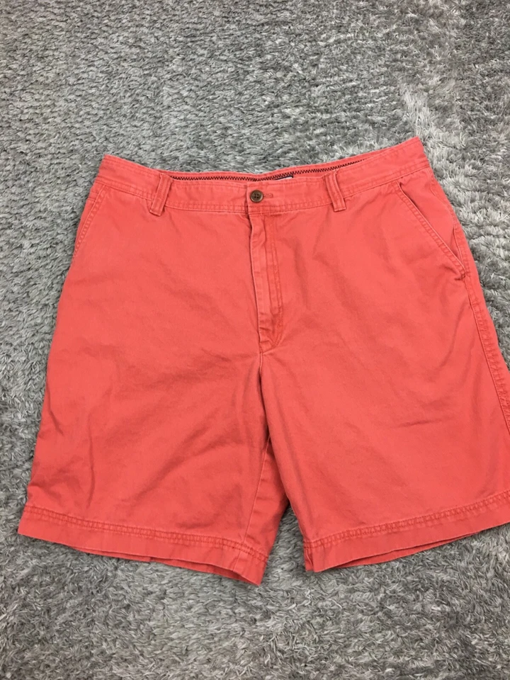 Pantalones Cortos Izod Caqui Mujer Talla 36 Rosa Melocotón Algodón Salmón Foto 4 de 4