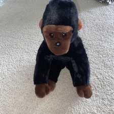 Beanie Baby Buddies Ty Pillow Pal Congo Gorilla Monkey 13" Retired Collectible 
