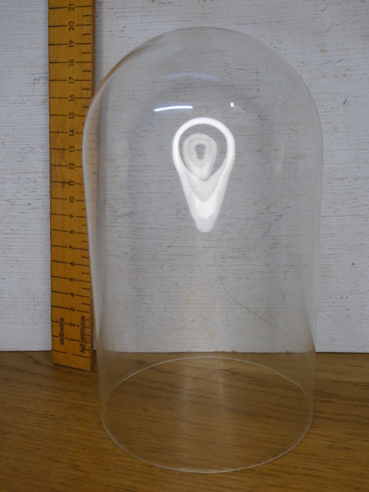 8 in. Glass Dome Clock Dome .Glass dome for Anniversary Dome Clock 20cm