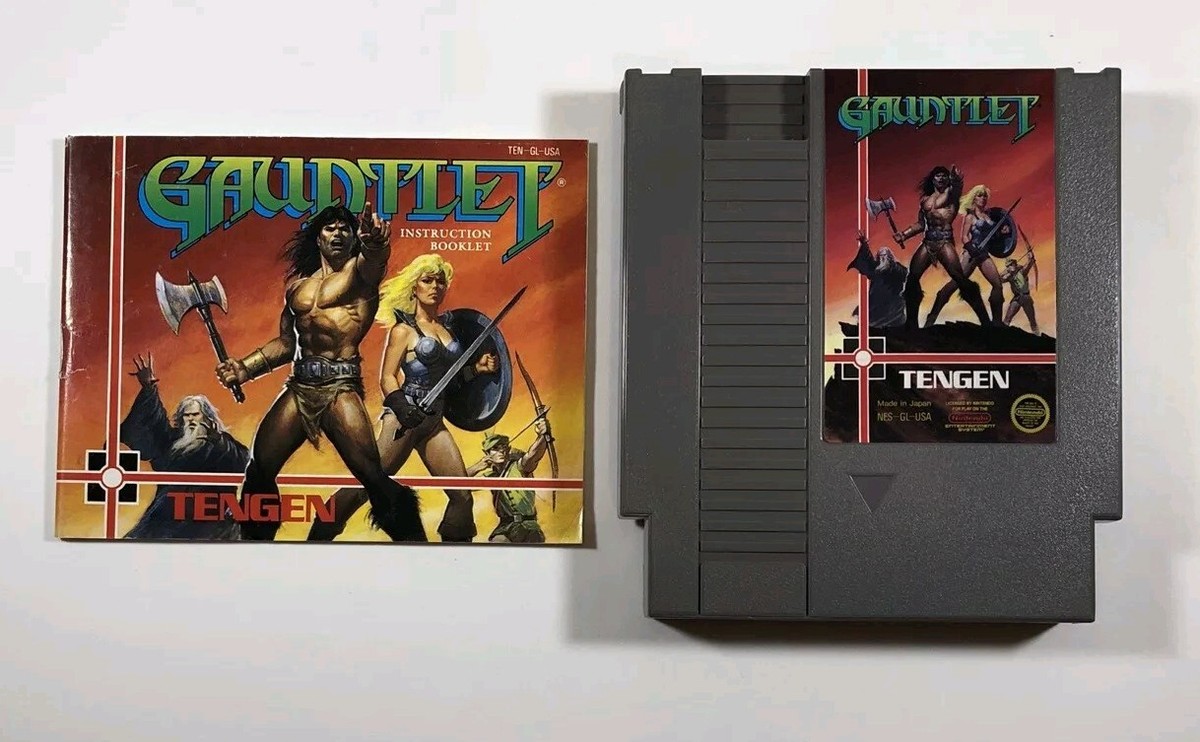 Gauntlet（ガントレット）【中古美品・完品・NES北米版】 Gauntlet (Nintendo NES, 1987) with Manual, Authentic, Tested