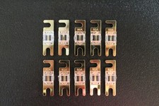 10 PK 80 AMP MINI ANL FUSES NICKEL PLATED INLINE AFC AFS BLADE AUTO CAR MANL80