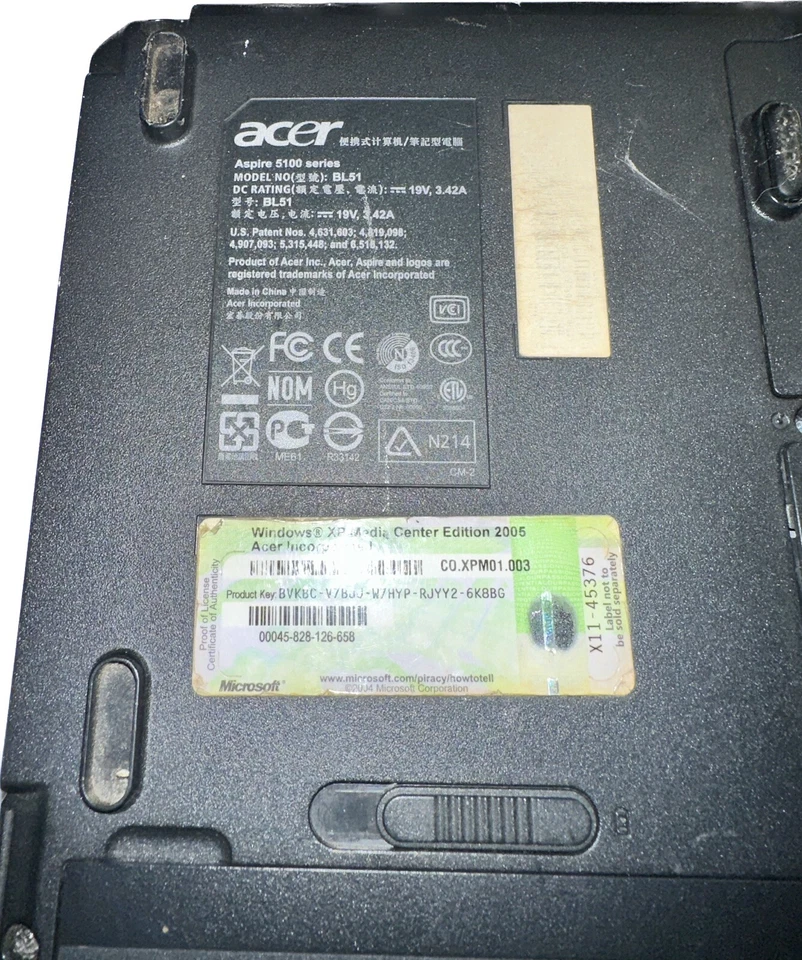 Acer Aspire 5100 Model BL51, For Spares Or Repairs - Image 3 of 4