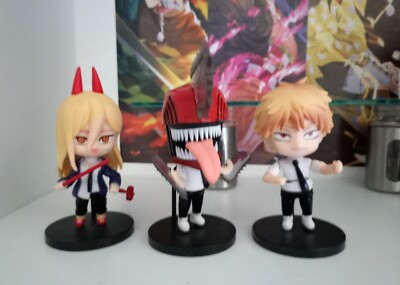 Chainsaw Man Kettensägenmann 3er Figuren Set Power & Denji