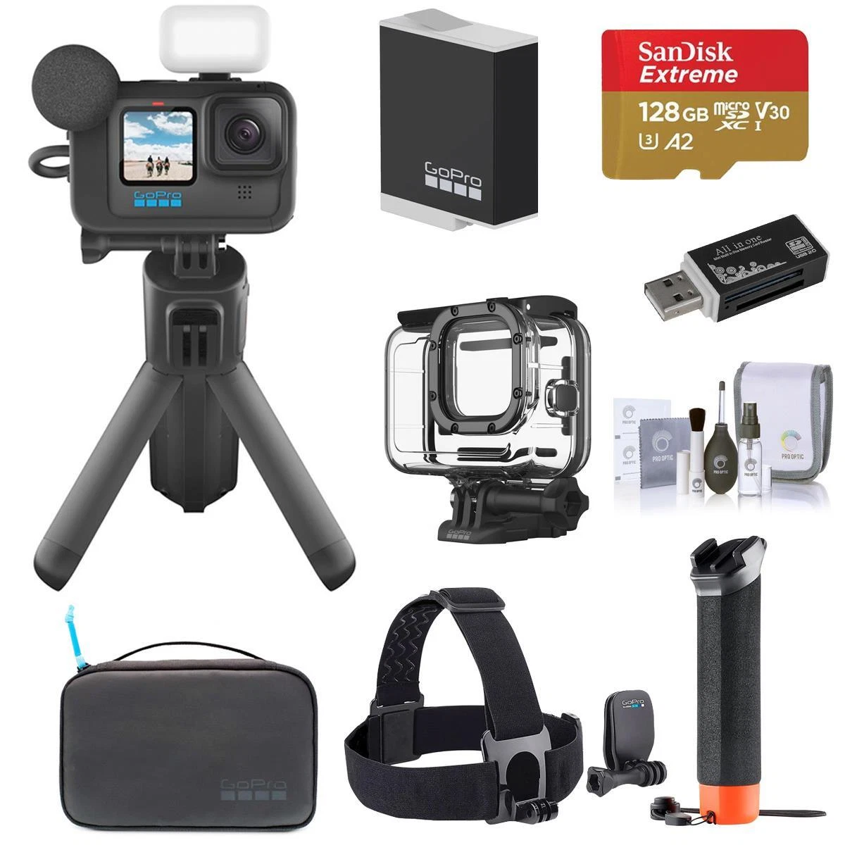 GoPro HERO11 Black Creator Edition with Protective Houseing Accessories Kit