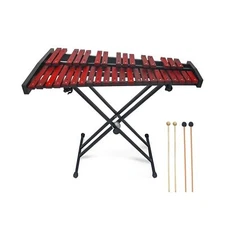Marimba, 37 Key Wooden Adult Xylophone with Mallets and Adjustable Stand Prof...