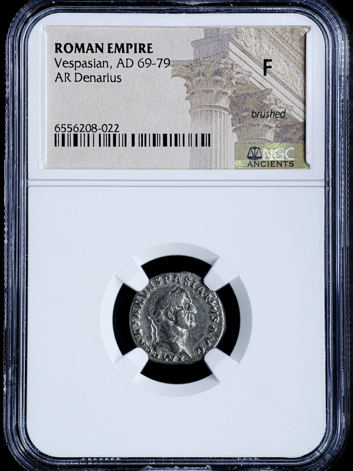 MONEDAS ROMANAS VESPASIANAS NGC F, AD 69-79. AR Denarius. A952 Foto 2 de 4