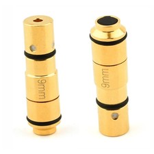 Brass 9mm Bullet Red Laser Cartridge Bore Sighter for Training Shooting