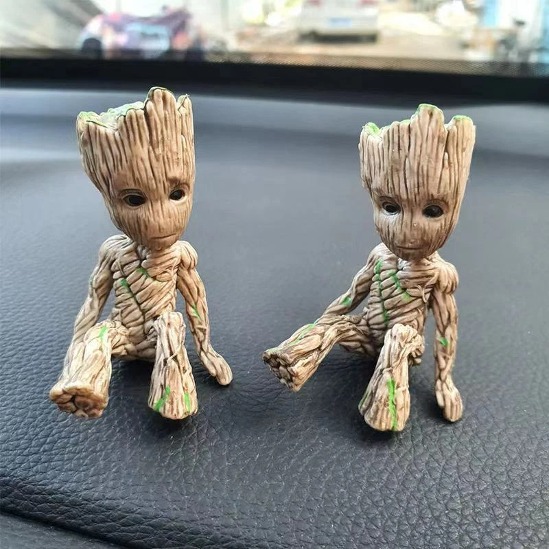 Figura Baby Groot Guardianes de la Galaxia 2 Hombre Árbol Bebé Modelo Juguete Regalo Foto 2 de 4