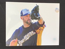Burke Badenhop Milwaukee Brewers Signed Auto Autographed 8x10 Photo