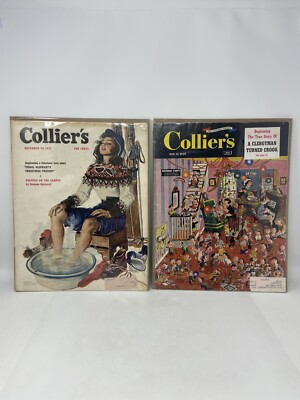 Collier's Magazine Lot of 9 (1947-1953) Great Advertisements