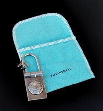 Rare Tiffany  Co AirPlane  Globe Key Holder Lock Silver 925 61.3g 72.5mm