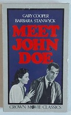 MEET JOHN DOE - Betamax Video NEW - Gary Cooper Barbara Stanwyck Capra -BETA