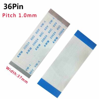 FFC/FPC Flexible Flat Cable Pitch 1.0mm 36-Pin 36P 80C 60V VW-1 50-3000mm W:37mm