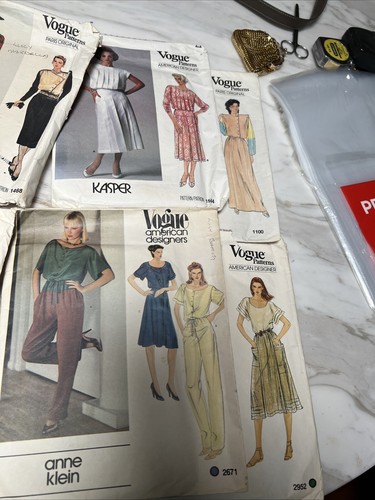 9 x Vintage Vogue Sewing Patterns Lot Cut Very Easy Designs Incl Size 12 - Picture 4 of 14