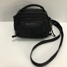 Sony HandyCam Carrying Case LCS-VA15 Soft Bag for Camera / Small Camcorder Black