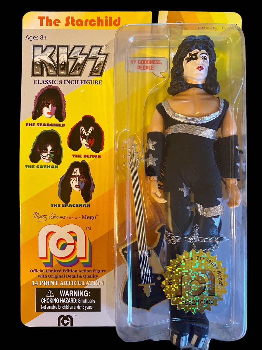 Mego Music Icon KISS The Starchild Paul Stanley Limited Edition 8 