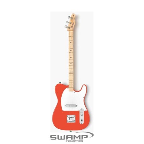 Fender X Loog Telecaster 3-String Electric Guitar Chord Flashcards App - Red - Afbeelding 1 van 4