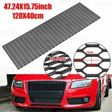 Universal Abs Plastic Racing Honeycomb Mesh Grill Spoiler Bumper Black 47x16 Universal Abs Plastic Racing Honeycomb Mesh Grill Spoiler Bumper Black 47x16