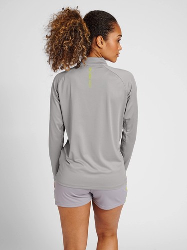 hummel Hmlgg12 Training 1/2 Zip Sweat Woman Maglia di Tuta, Grigio-Alloy, S Donn - Foto 7 di 9