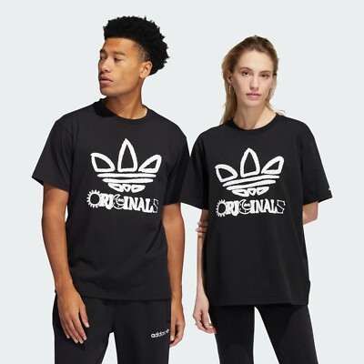 Adidas ORIGINALS TREFOIL TEE Graphic T Shirt Logo Crew superstar