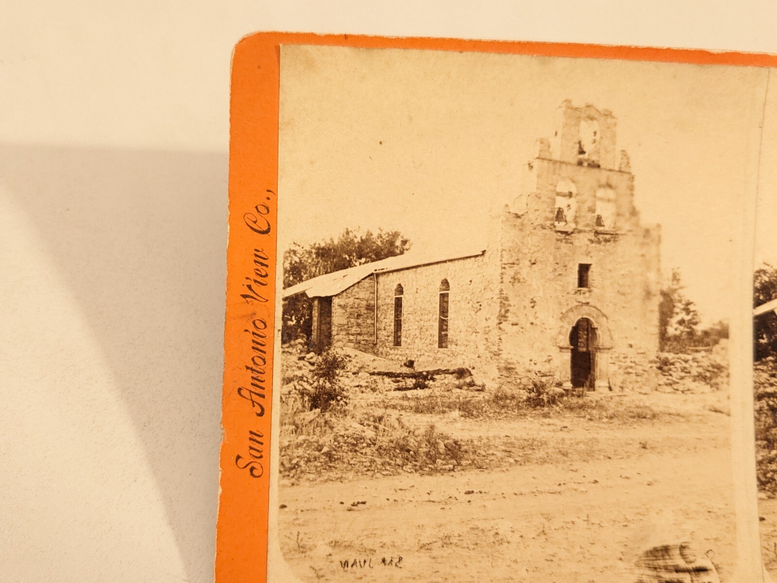 San Antonio Texas F. Hardesty Stereoview Photo Mission San Espeda eBay