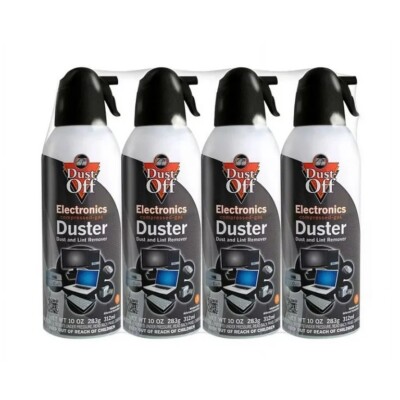  Falcon Dust-Off Electronics Compressed Gas Duster, 10oz - 4 Pack FREE SHIPPING