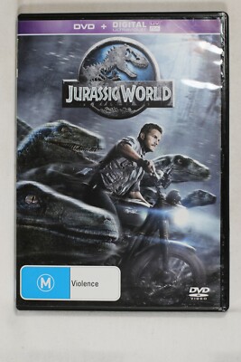  Jurassic World (DVD/UV) Chris Pratt Bryce Region 4,2,5 Preowned (D797)