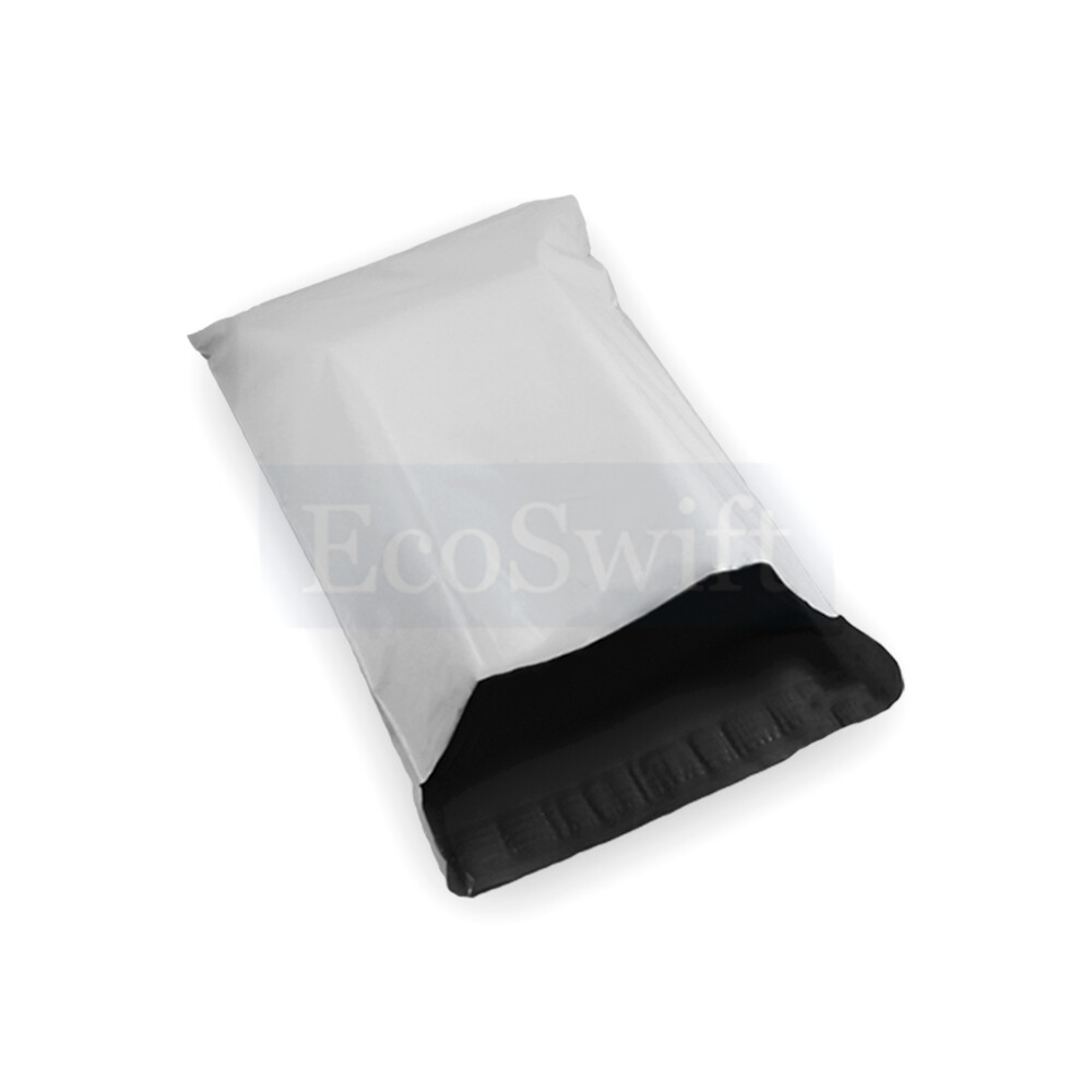 150 White Poly Mailers Shipping Envelopes - 6x9 Inches, 2.35 Mil Thick, 100% Recyclable