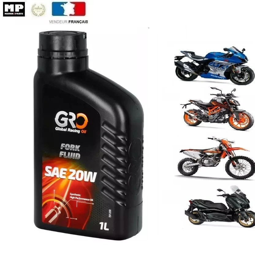 Huile de Fourche Moto/Cross/Scooter Global Racing Oil SAE 20W - Photo 1/1