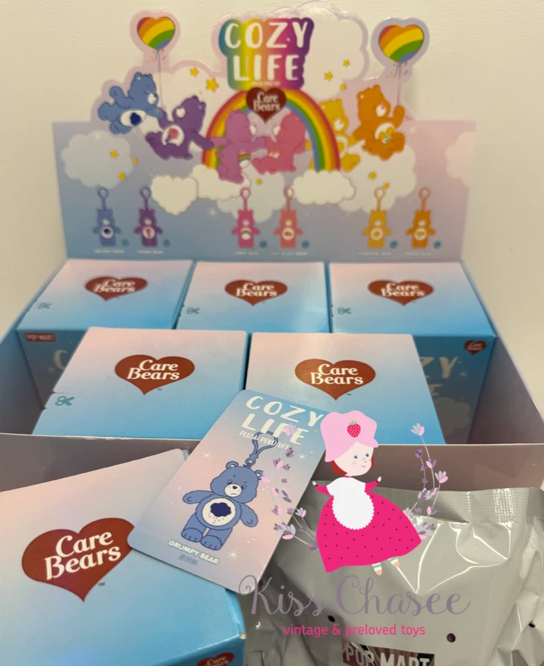 Pop Mart 💙 Care Bears 💙 100% AUTHENTIC : Cozy Life : GRUMPY BEAR Figure Foto 4 de 4