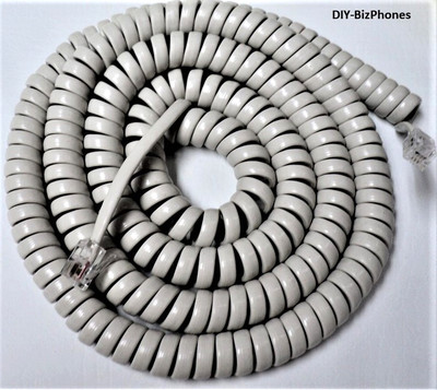 AT-T Single Line Phone Long Handset Cord 25Ft --Choose Color-- Trimline Princess