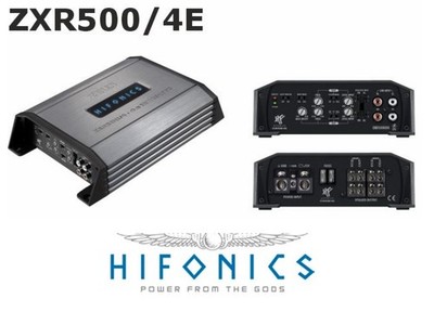 Hifonics ZXR 500/4E Class D Digital 4-Channel Amplifier 500 Watt RMS