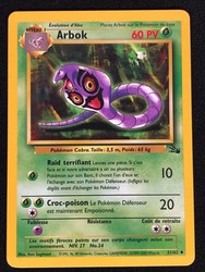 Arbok 31/62 Fossil 1st Edition Uncommon Pokemon Card