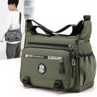 Men's Crossbody Messenger Bag Large Capacity Shoulder Travel Bag