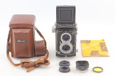 Near MINT++ w/Case] Ricoh DIACORD 6X6 TLR 80mm F3.5 Twin lens Film