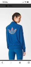 Adidas AY8391 Women Originals Firebird Track TOP jacket blue Size Small