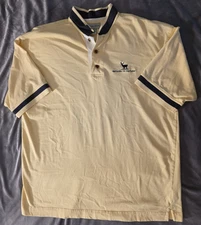 Cutter & Buck Polo Shirt Mens Large Return To Nature Embroidered Deer Golf Casua